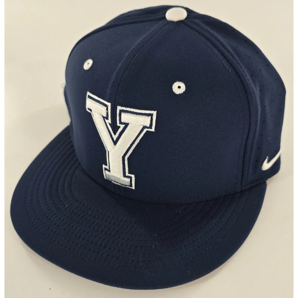 Brigham Young BYU Cougars Nike College Navy Blue Flat‎ Bill Cap Hat Adult Size 7
